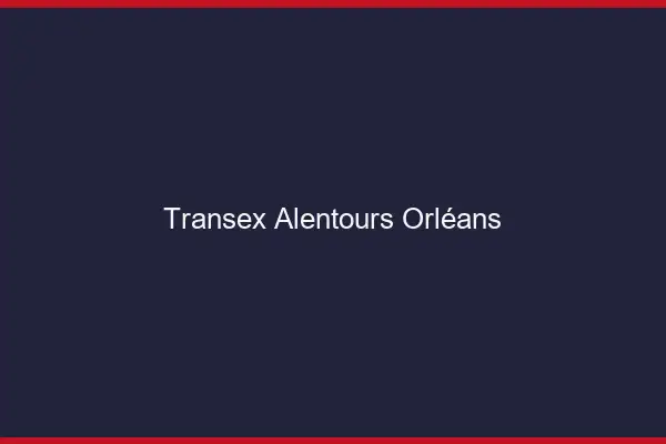 Transex Alentours Orléans