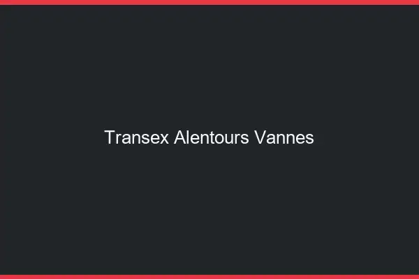 Transex Alentours Vannes