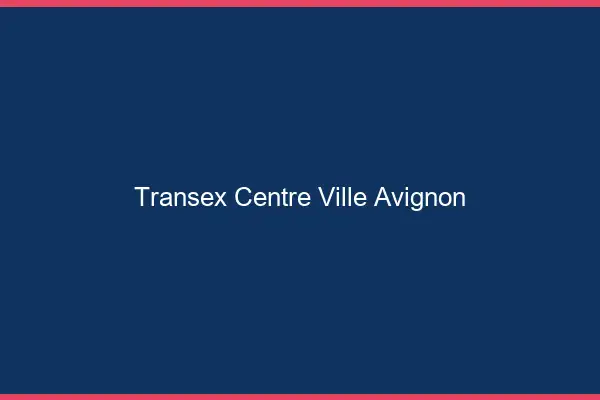 Transex Centre-Ville Avignon