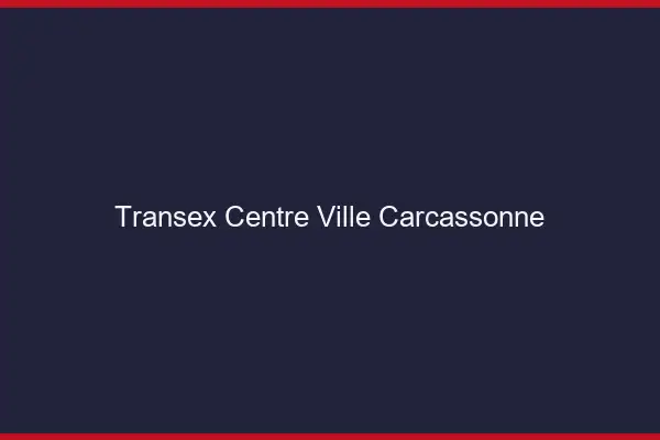 Transex Centre-Ville Carcassonne