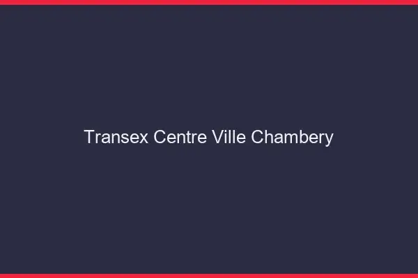 Transex Centre-Ville Chambéry