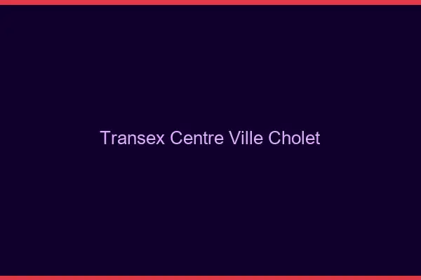 Transex Centre-Ville Cholet