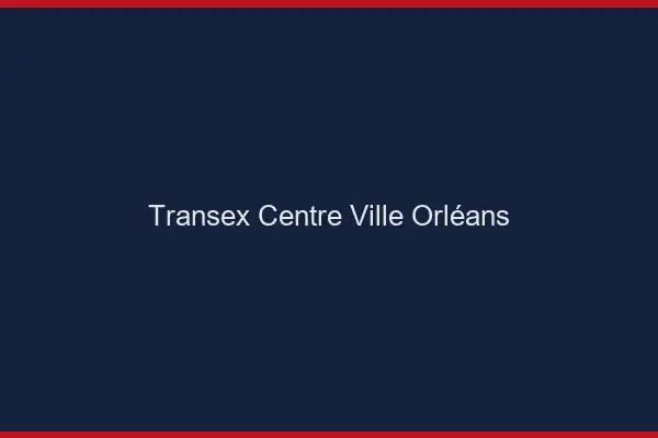Transex Centre-Ville Orléans