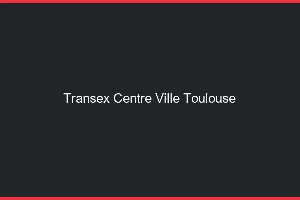 Transex Centre-Ville Toulouse