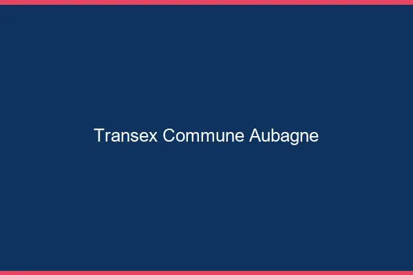 Transex Commune Aubagne