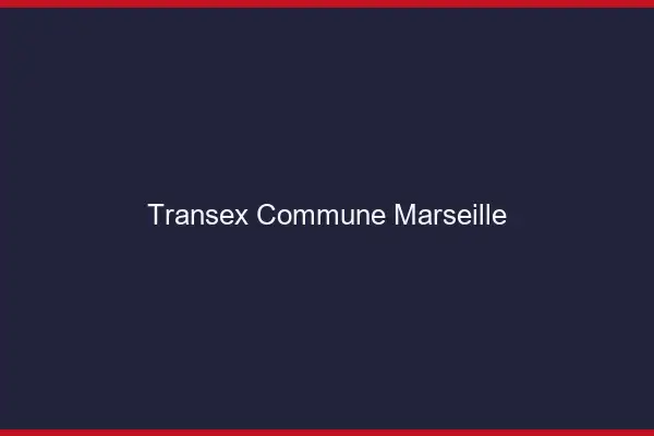 Transex Commune Marseille