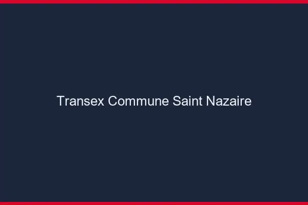 Transex Commune Saint-Nazaire