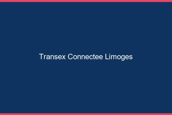 Transex Connectée Limoges