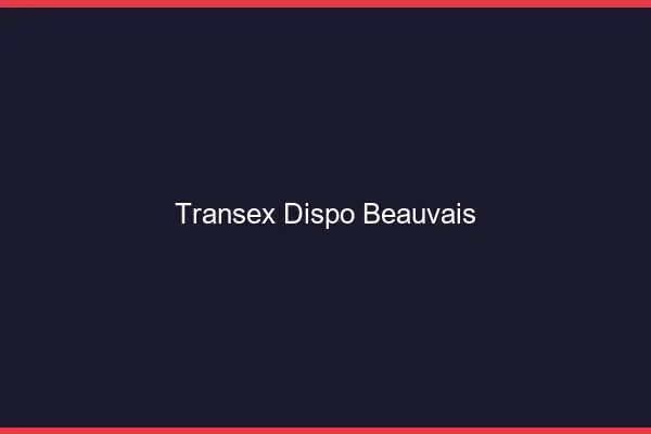Transex Dispo Beauvais