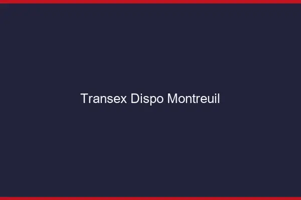 Transex Dispo Montreuil