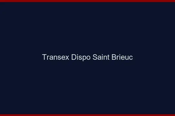 Transex Dispo Saint-Brieuc