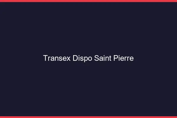 Transex Dispo Saint-Pierre