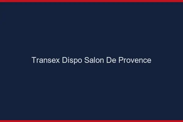 Transex Dispo Salon-de-Provence
