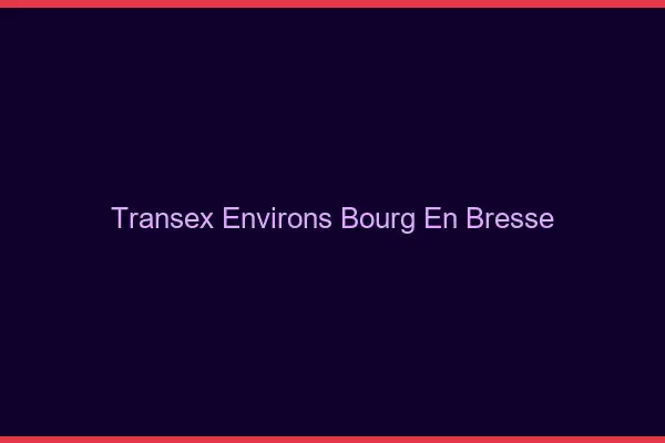 Transex Environs Bourg-en-Bresse