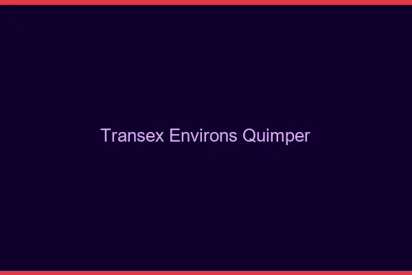 Transex Environs Quimper