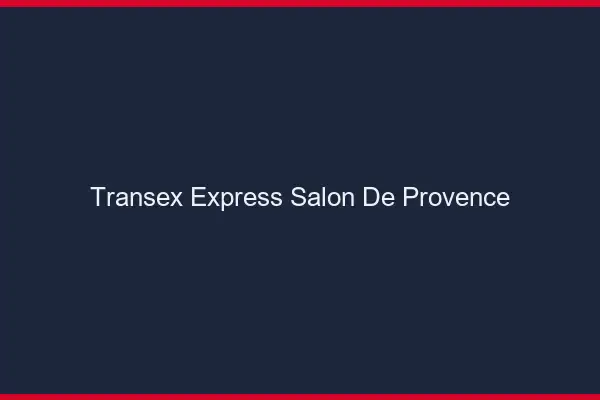 Transex Express Salon-de-Provence