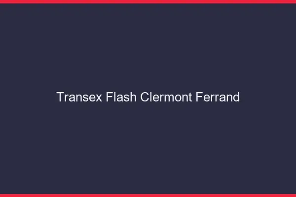 Transex Flash Clermont-Ferrand