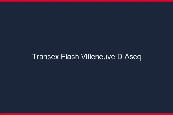 Transex Flash Villeneuve-d'Ascq