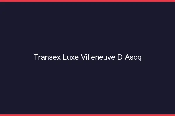 Transex Luxe Villeneuve-d'Ascq