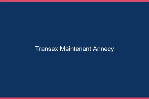 Transex Maintenant Annecy