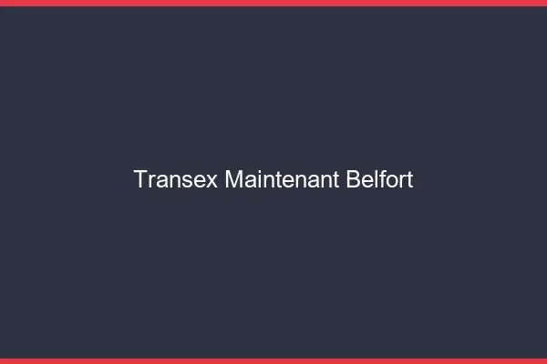 Transex Maintenant Belfort