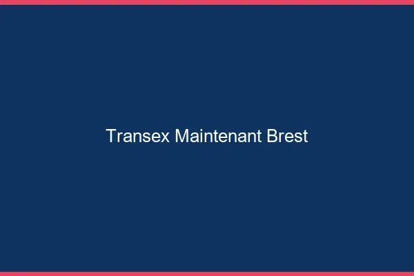Transex Maintenant Brest
