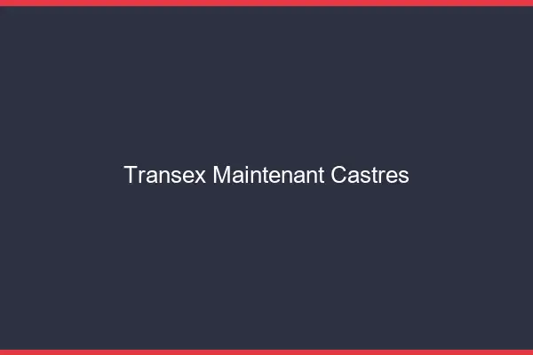 Transex Maintenant Castres