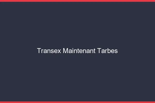 Transex Maintenant Tarbes