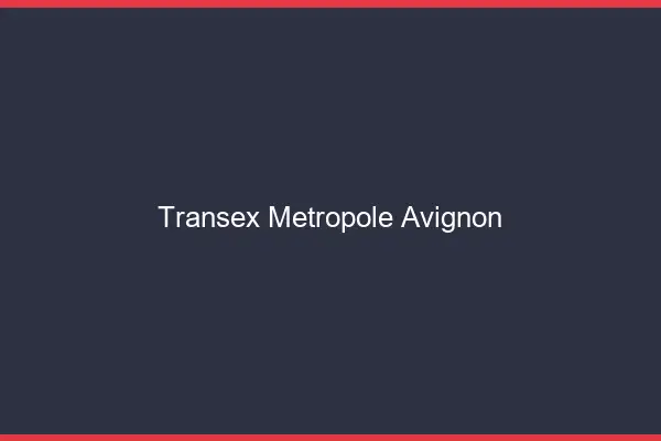 Transex Métropole Avignon