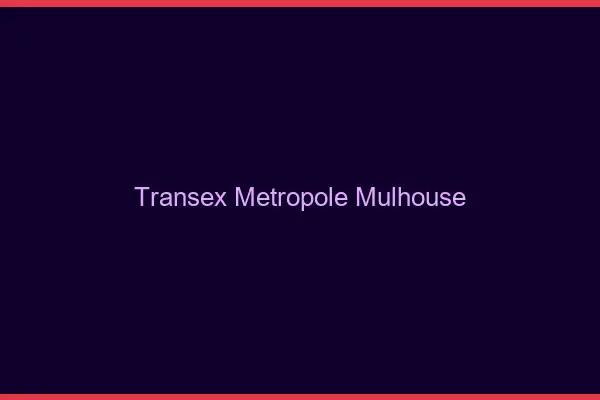 Transex Métropole Mulhouse