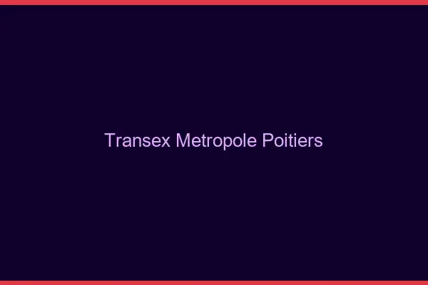 Transex Métropole Poitiers