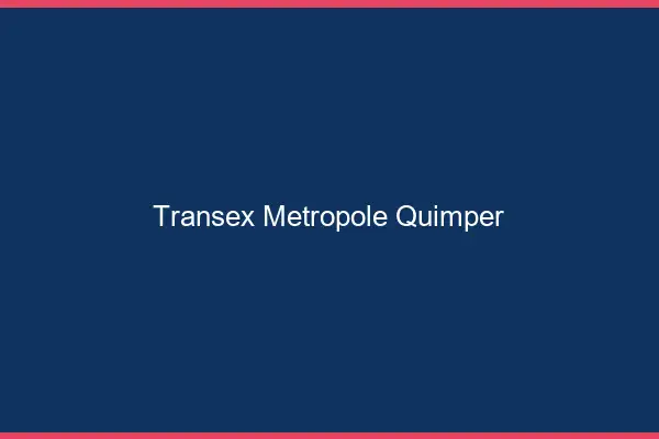 Transex Métropole Quimper