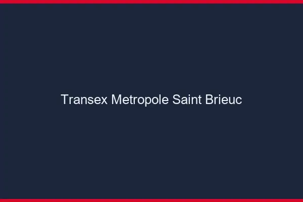 Transex Métropole Saint-Brieuc