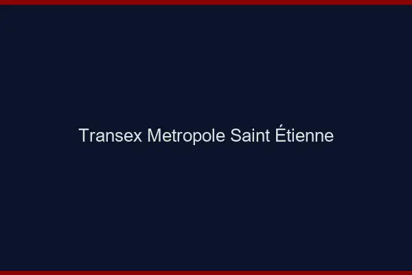 Transex Métropole Saint-Étienne