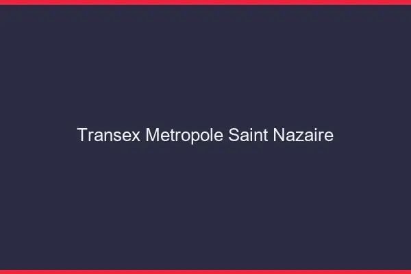 Transex Métropole Saint-Nazaire