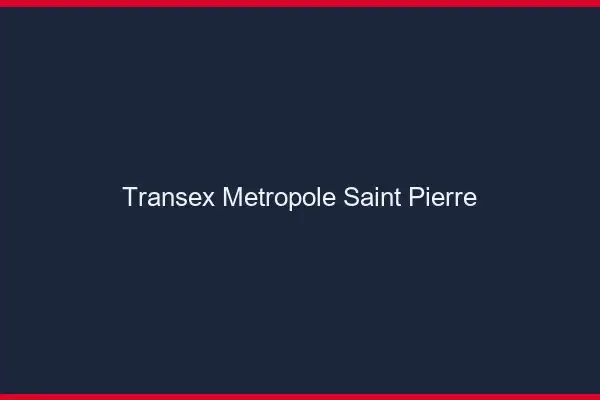 Transex Métropole Saint-Pierre