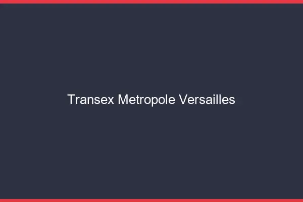 Transex Métropole Versailles
