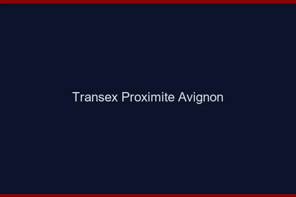 Transex Proximité Avignon