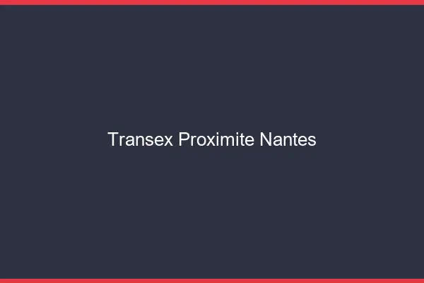 Transex Proximité Nantes