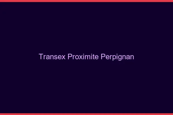 Transex Proximité Perpignan