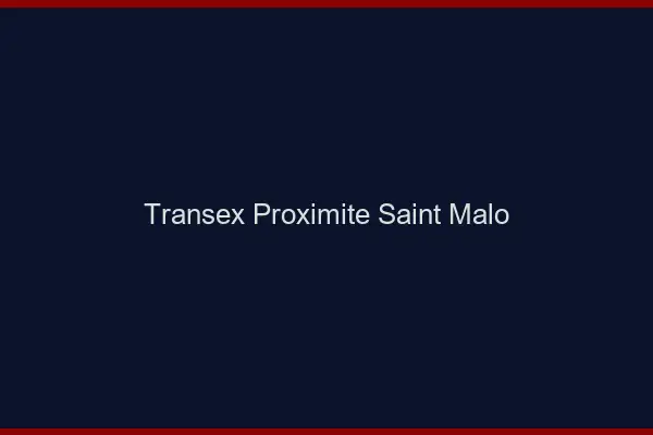 Transex Proximité Saint-Malo