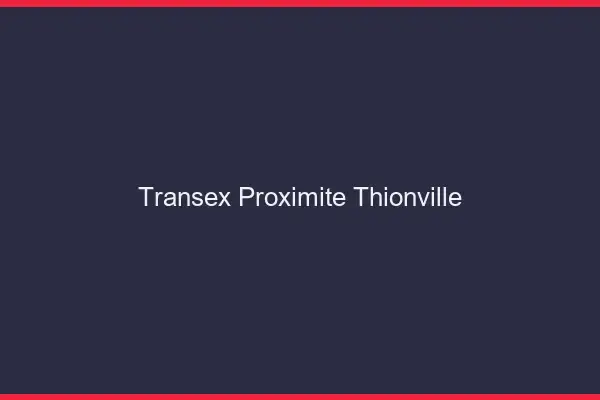 Transex Proximité Thionville