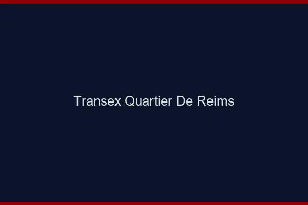 Transex Quartier de Reims