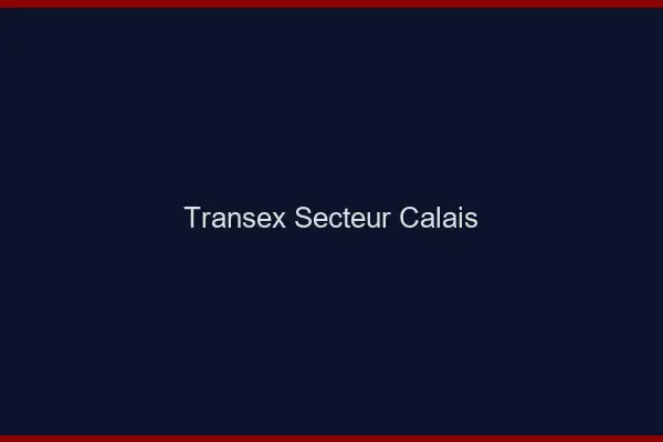Transex Secteur Calais
