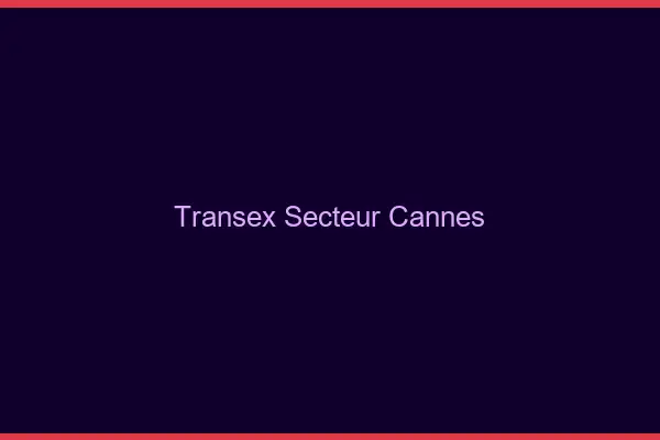 Transex Secteur Cannes