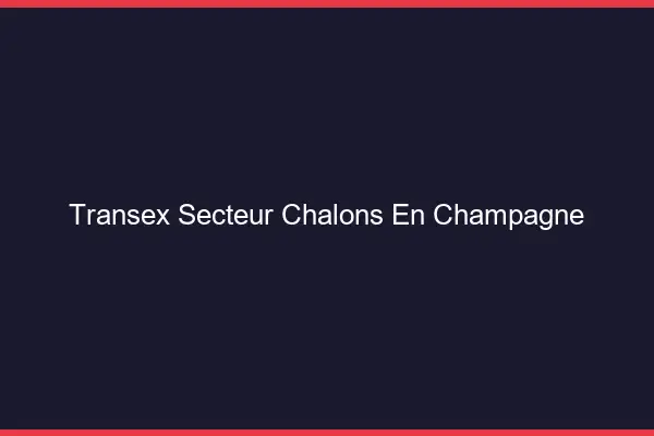 Transex Secteur Châlons-en-Champagne