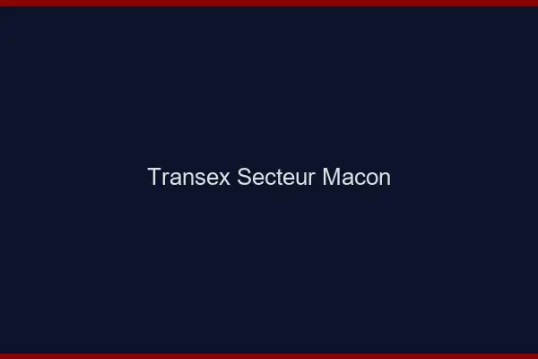 Transex Secteur Mâcon