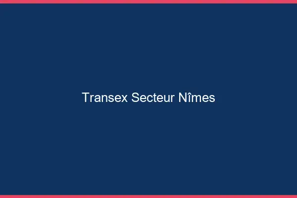 Transex Secteur Nîmes