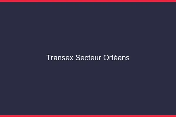 Transex Secteur Orléans