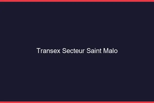 Transex Secteur Saint-Malo